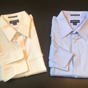 Lands End long sleeve men’s dress shirts